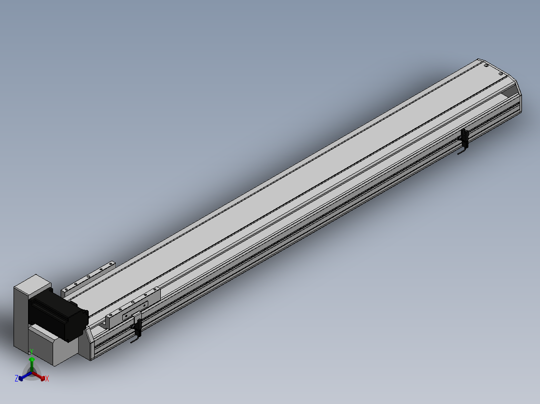 精密模组MT140-L110-900-LU-M40-C4正等轴测图