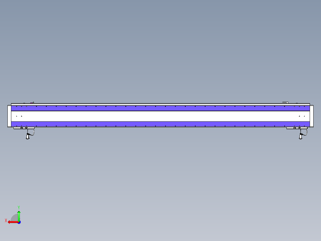 威洛博VL系列直线电机模组-2VL22H3-S2500后视图