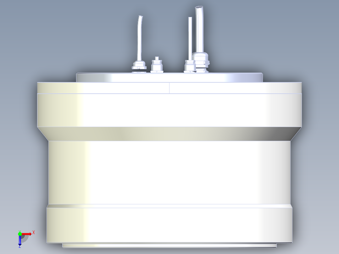 284-200直驱电机俯视图