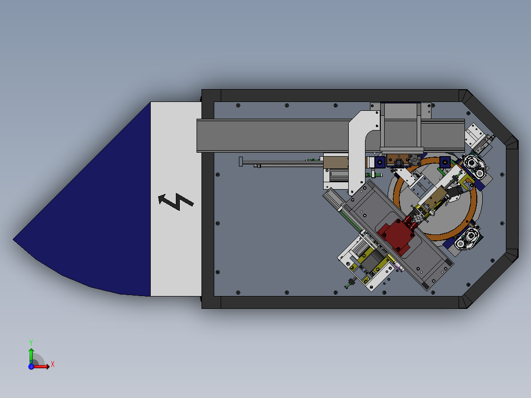 衬套压装及自动上料设备sw17前视图