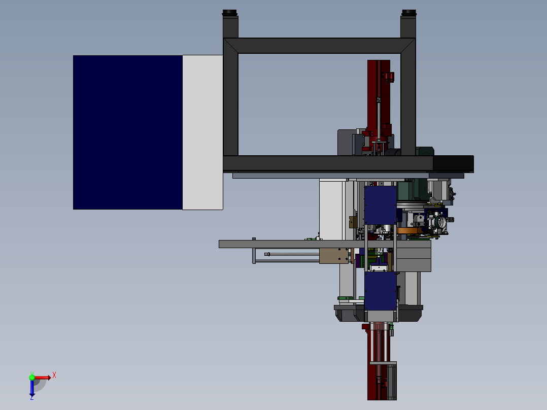 衬套压装及自动上料设备sw17俯视图