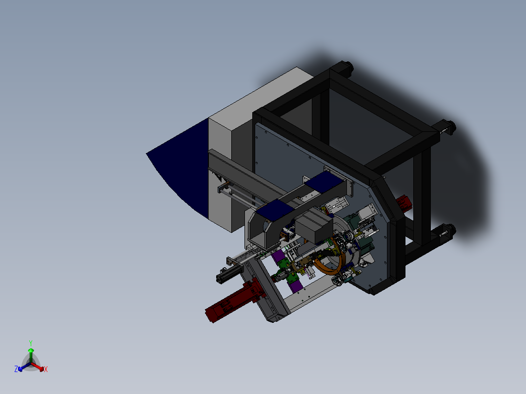 衬套压装及自动上料设备sw17正等轴测图