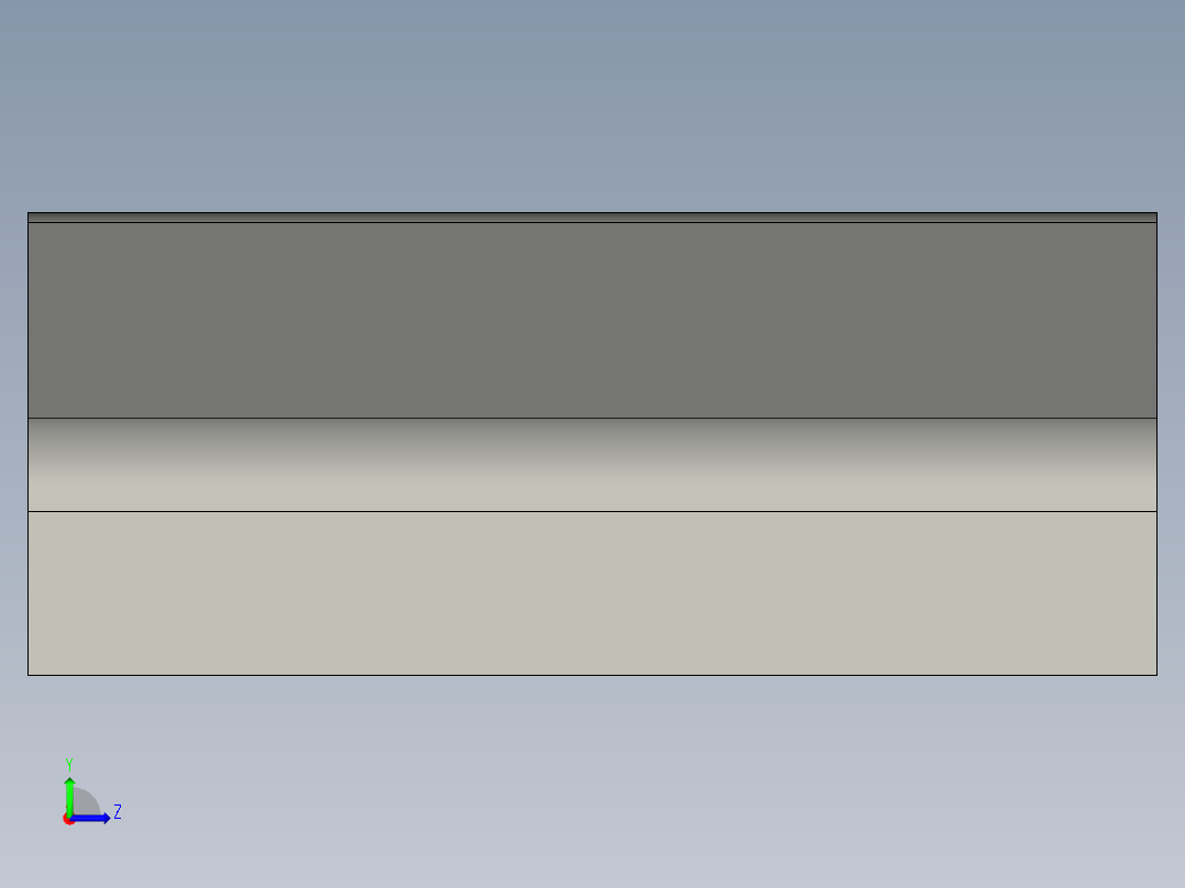 工程塑膠鉸鏈CFD-3D多系列多零件图纸模型左视图