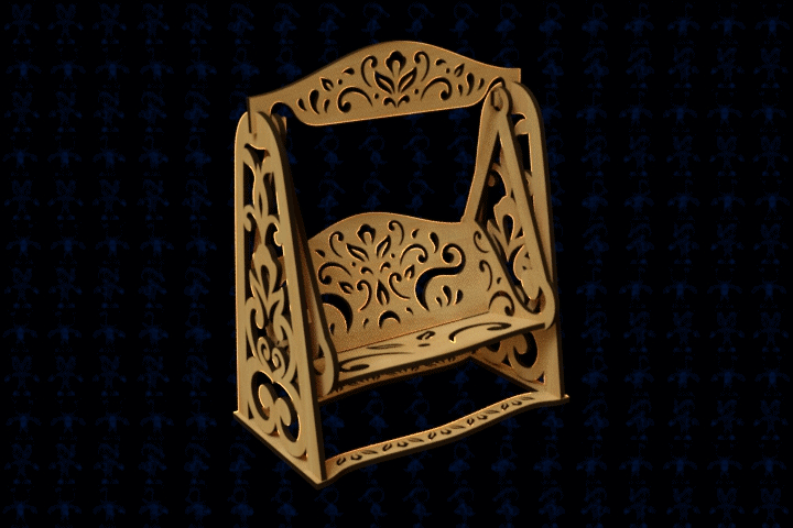 激光切割摆动木玩具-CAD格式-SolidWorks-step格式