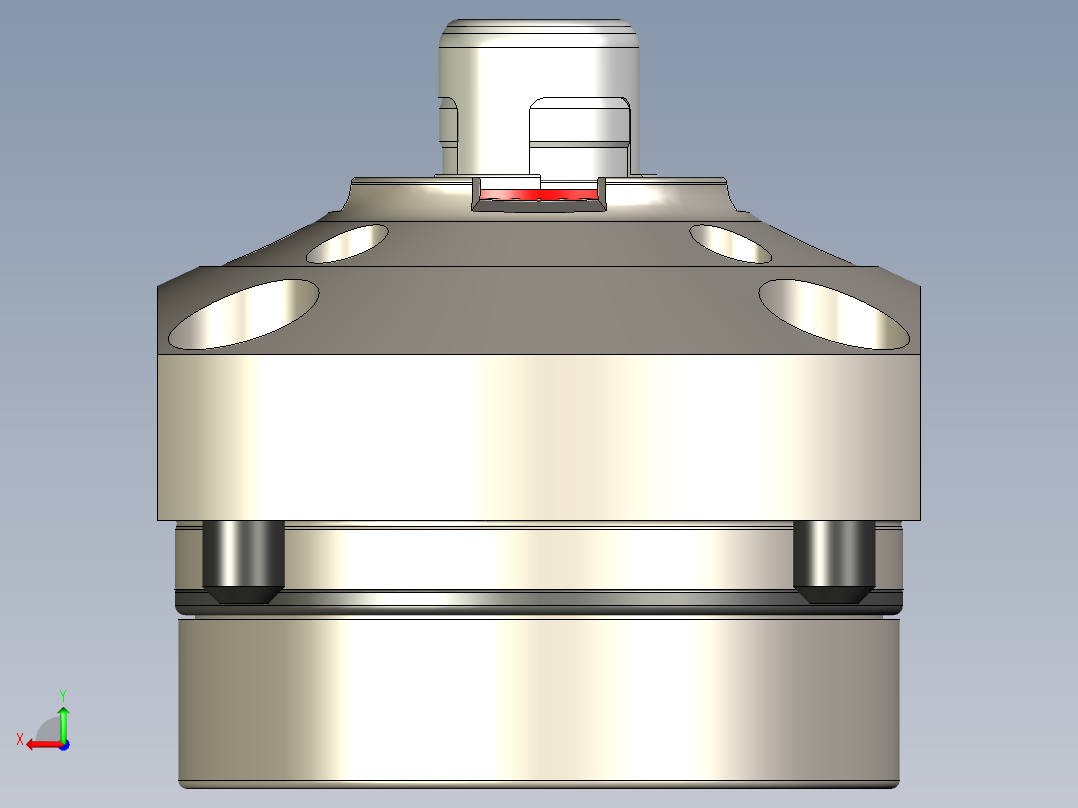 KOSMEKSFA3000-M2A-150多系列多零件图纸模型多系列多零件图纸模型后视图