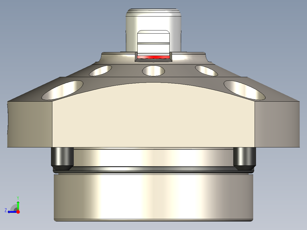 KOSMEKSFA3000-M2A-150多系列多零件图纸模型多系列多零件图纸模型右视图
