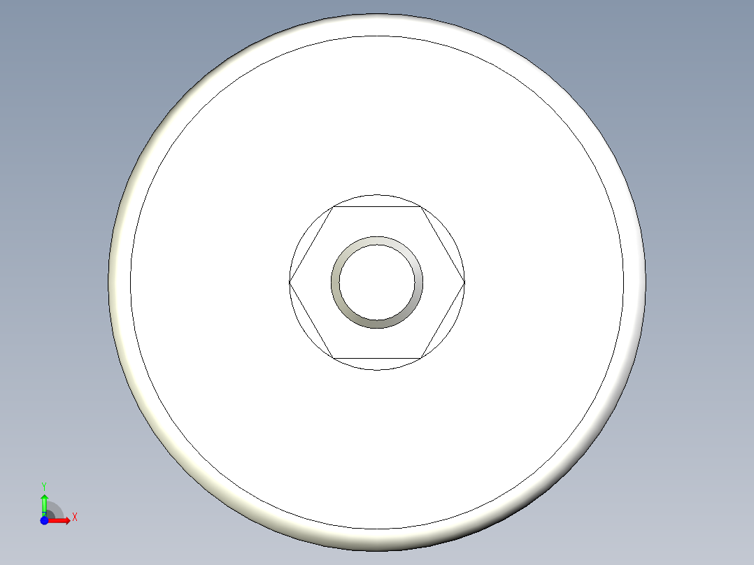 固定腳座1088-3D多系列多零件图纸模型前视图