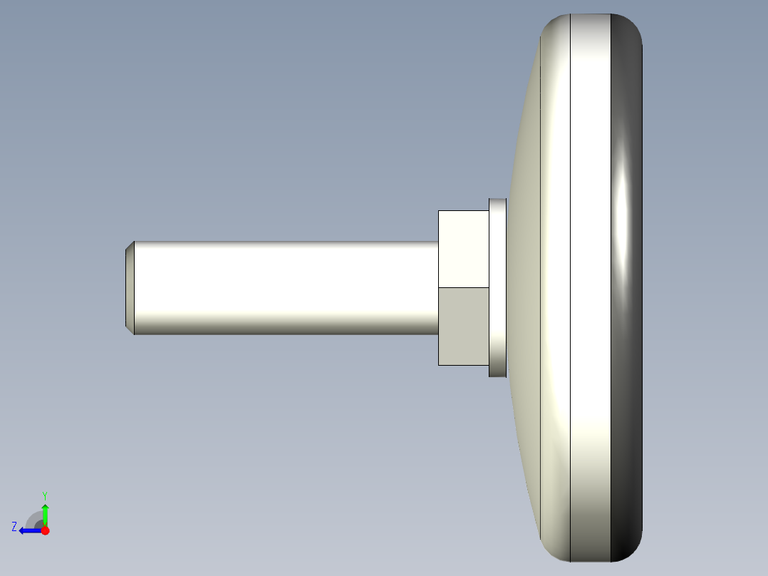 固定腳座1088-3D多系列多零件图纸模型右视图