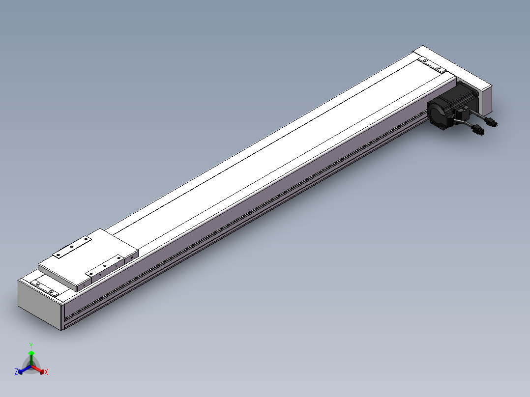 精密模组MC140-L05-900-BR-M200-C4正等轴测图