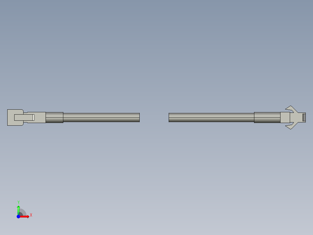 基恩士CA-D2_D5_kc图纸模型前视图