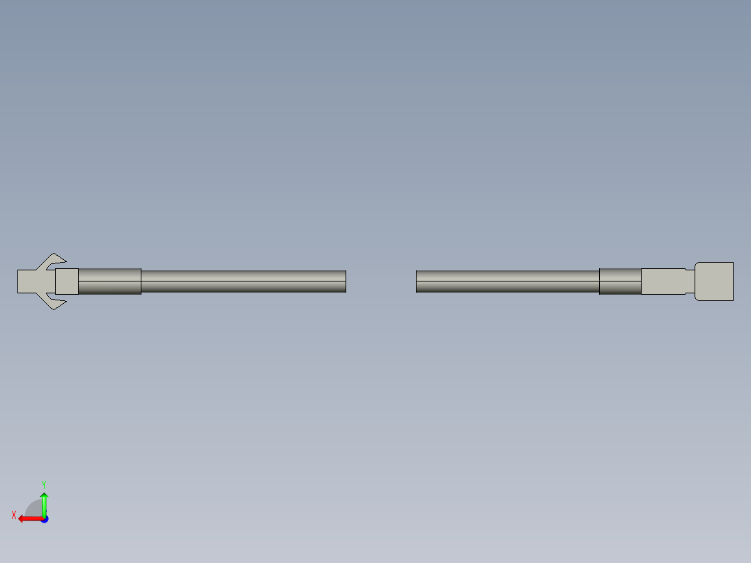 基恩士CA-D2_D5_kc图纸模型后视图