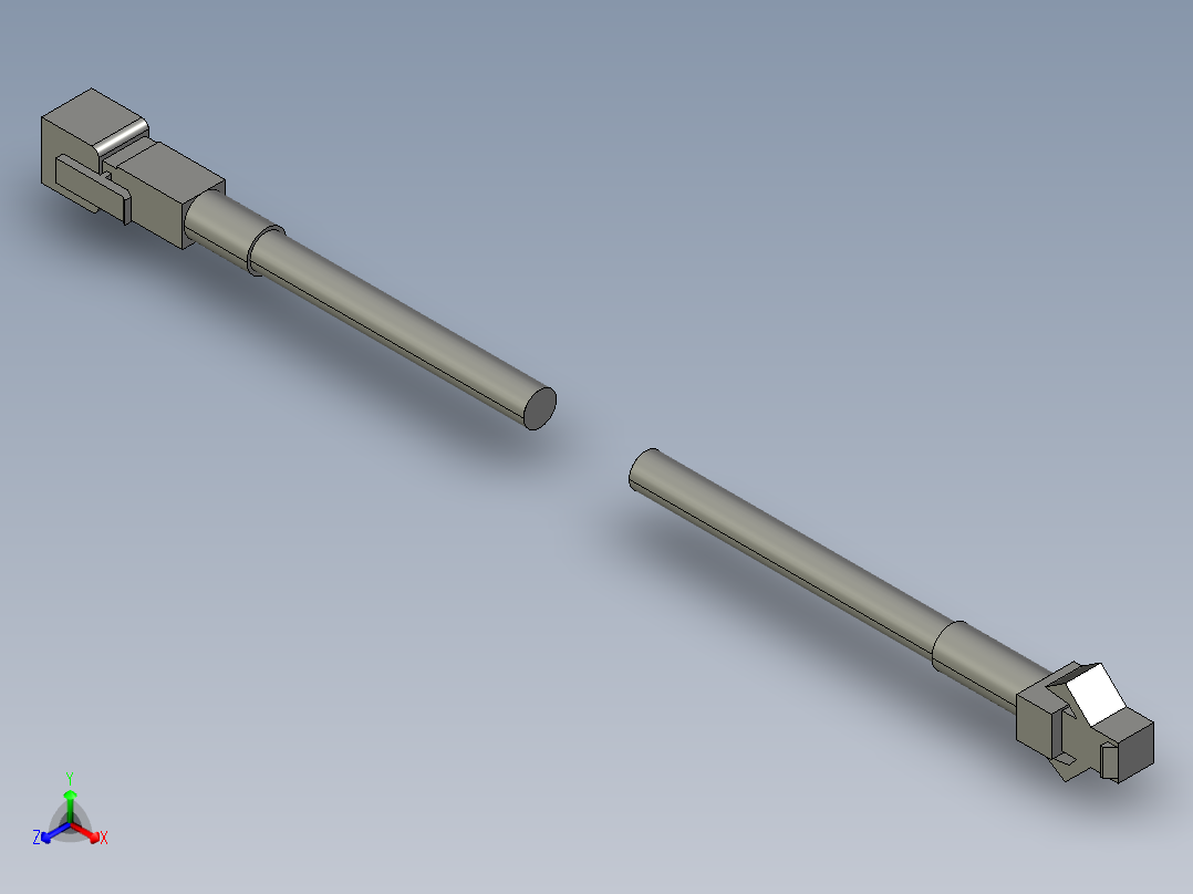 基恩士CA-D2_D5_kc图纸模型正等轴测图