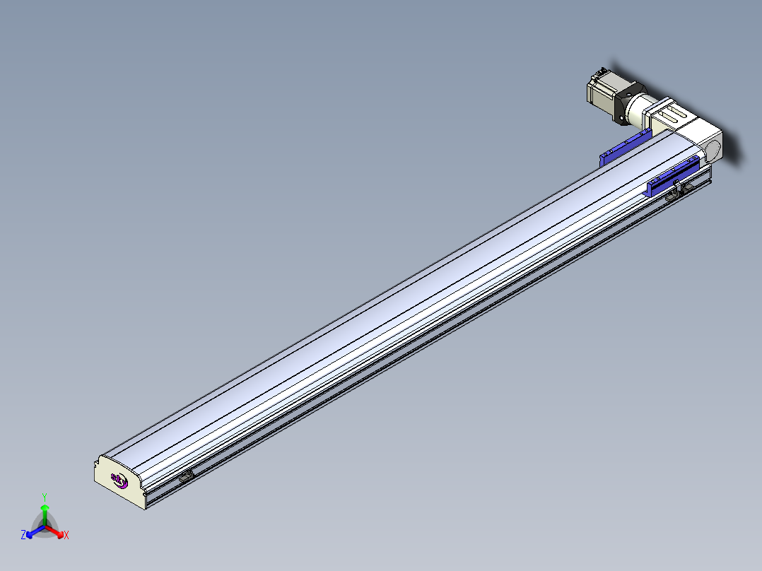 同步带滑台-半封闭B17-L100-S1600-L-P75-D3-N3