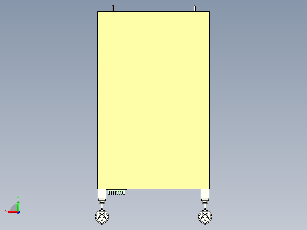 服务器机柜 (14)后视图