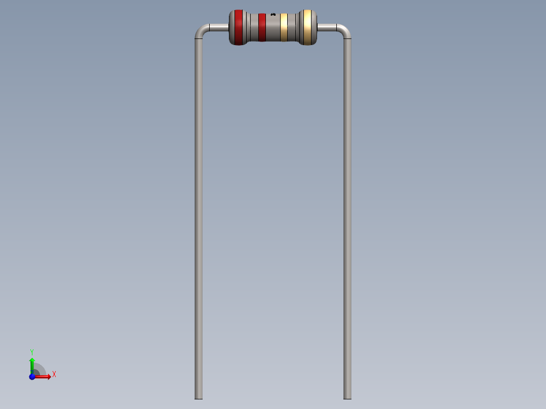 电容器 二极管 电阻器-Resistor 2.2 Ohm前视图