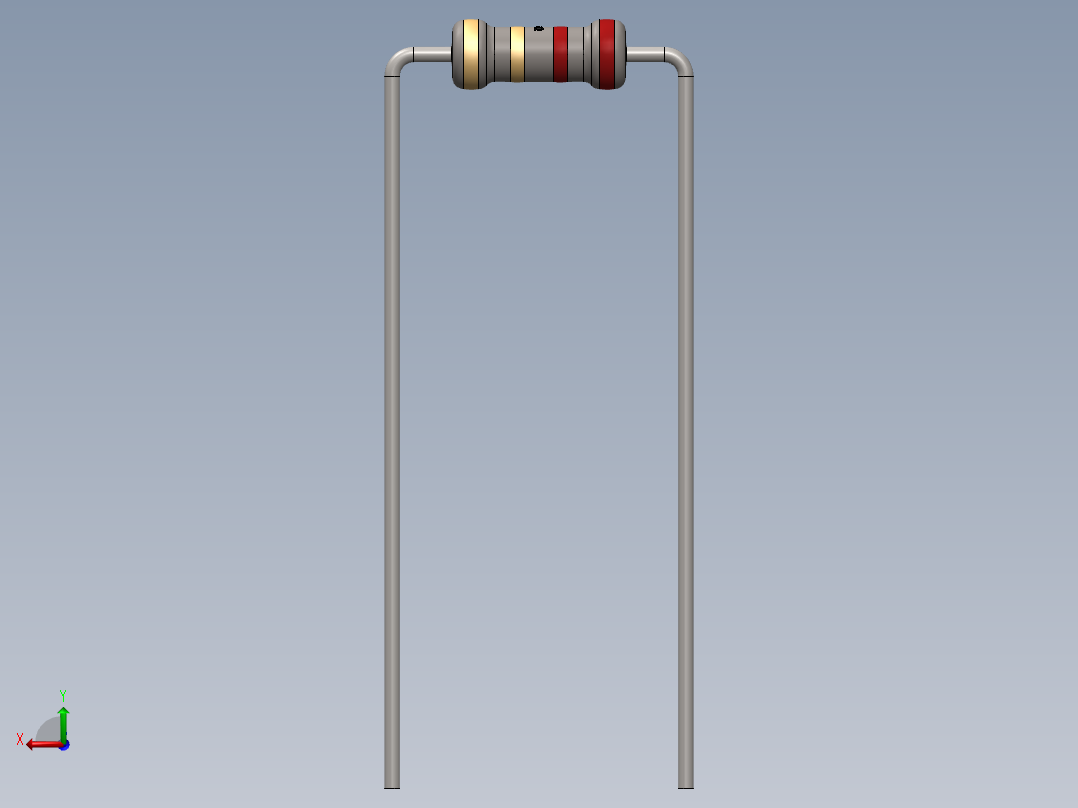 电容器 二极管 电阻器-Resistor 2.2 Ohm后视图