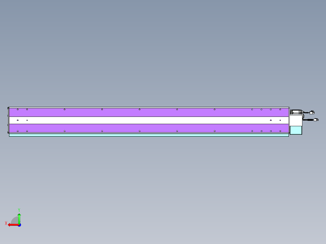 威洛博VBF同步带传动一般环境VBF14-L45-S1200-BLU-ZP40-C3后视图