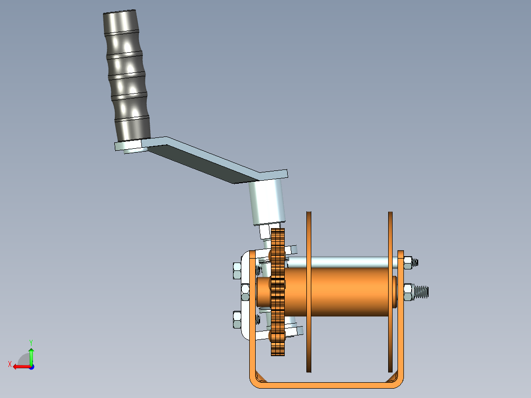 Dutton Lainson WG1500 六角驱动绞盘--stp后视图