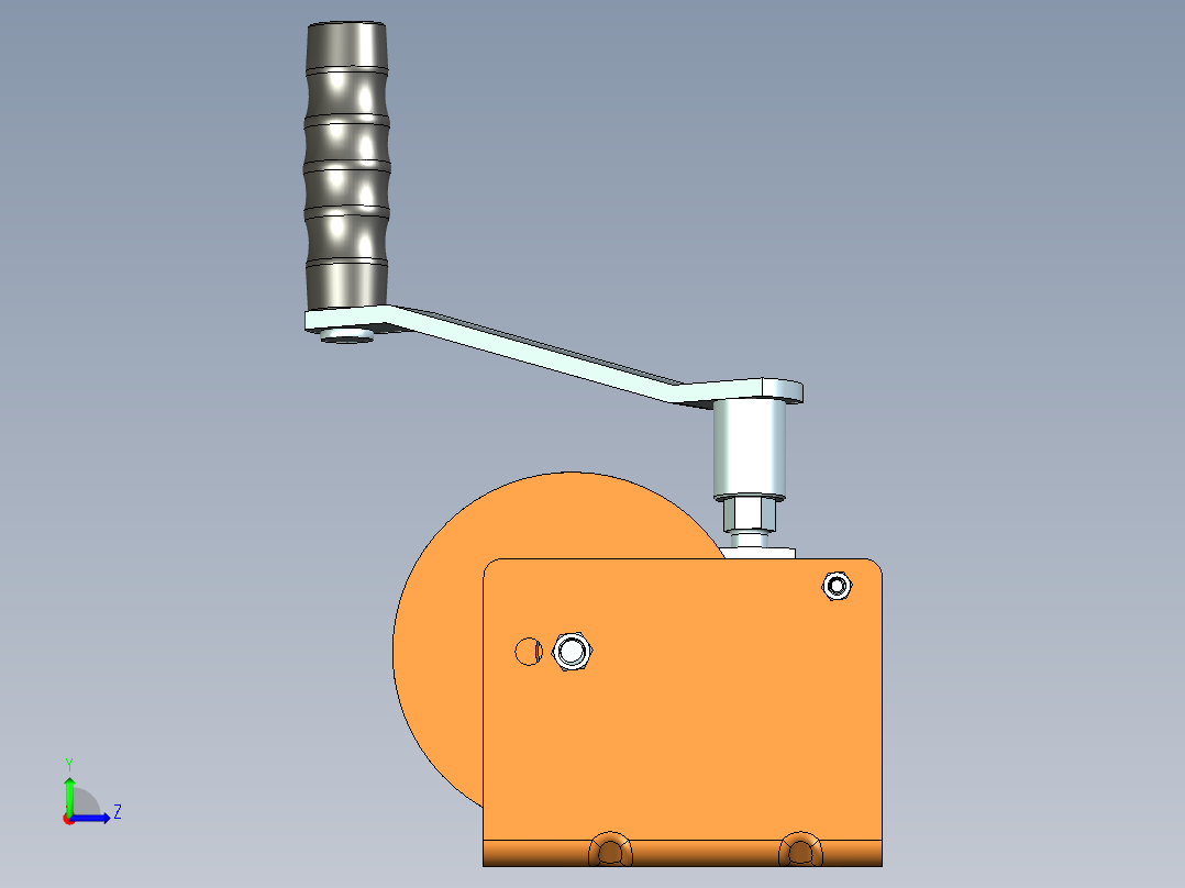 Dutton Lainson WG1500 六角驱动绞盘--stp左视图