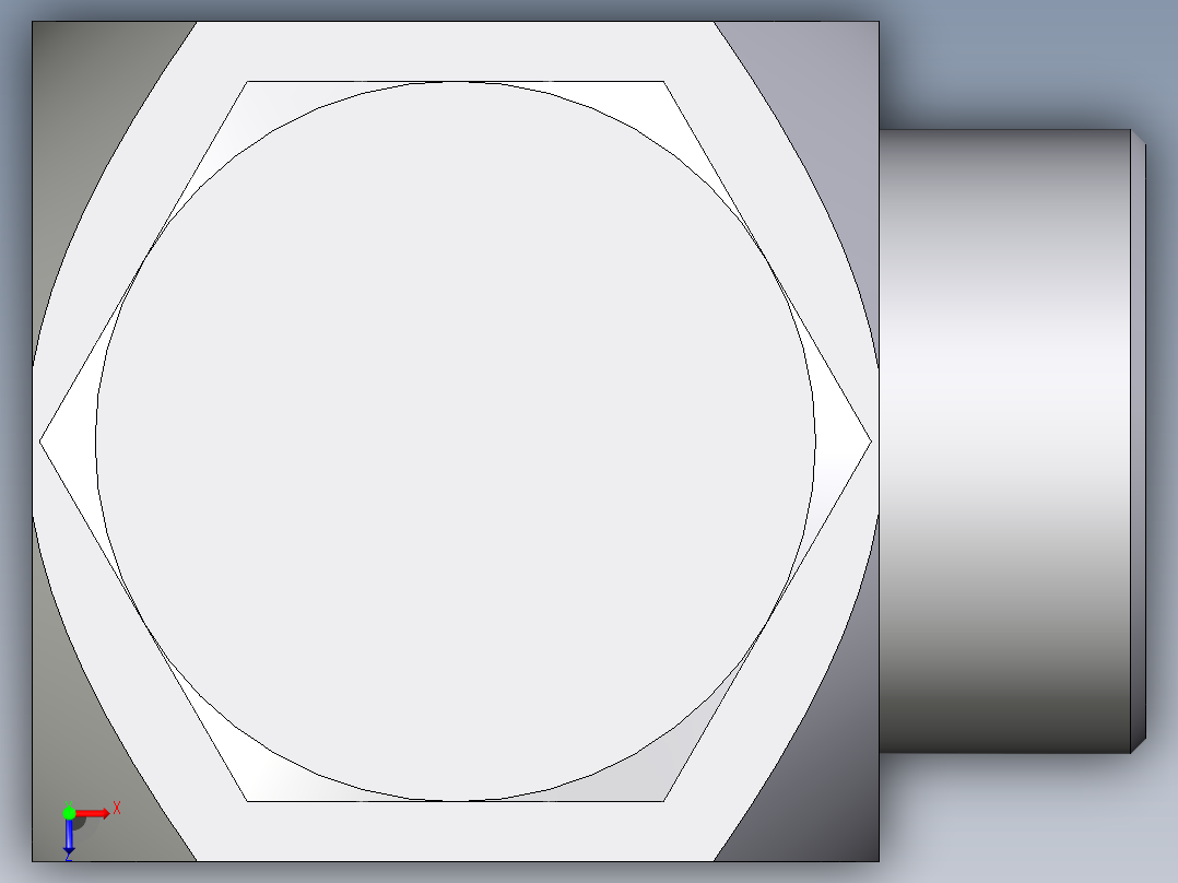 卡套式工业通用硬管接头EO_High_pressure_banjo_elbow_WH38SMOMD71俯视图