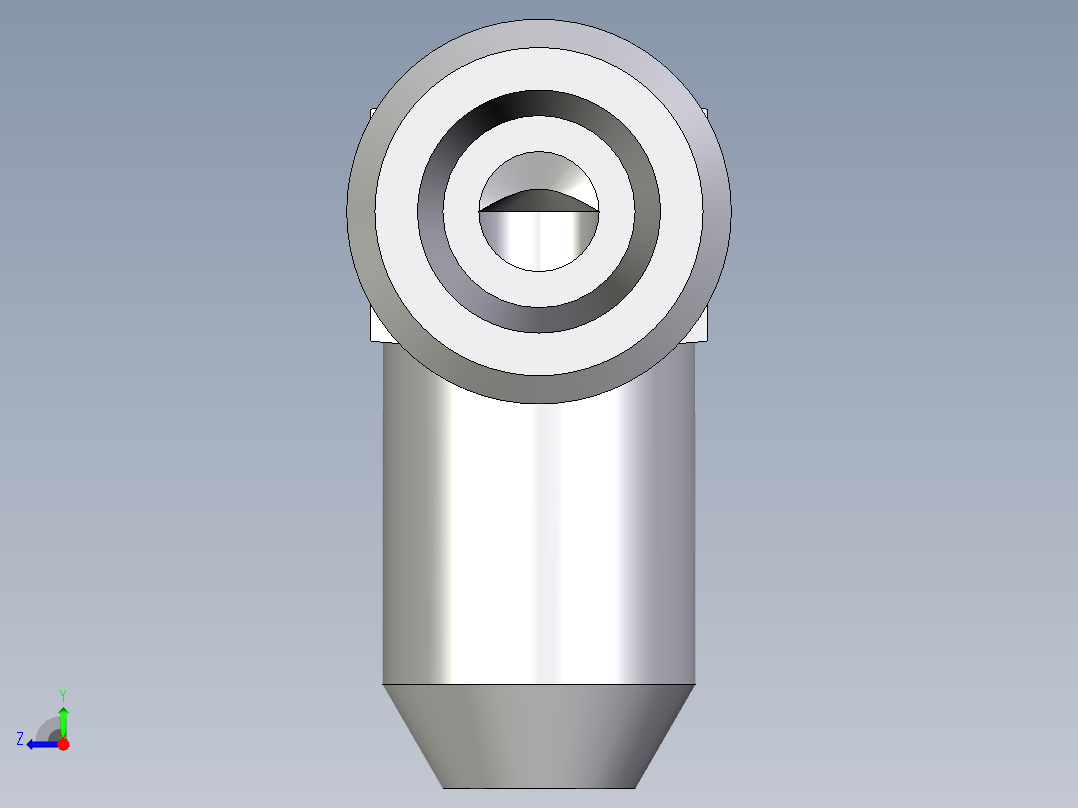 卡套式工业通用硬管接头EO_Weld_elbown_WAS08SX右视图