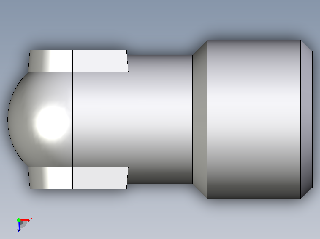 卡套式工业通用硬管接头EO_Weld_elbown_WAS08SX俯视图