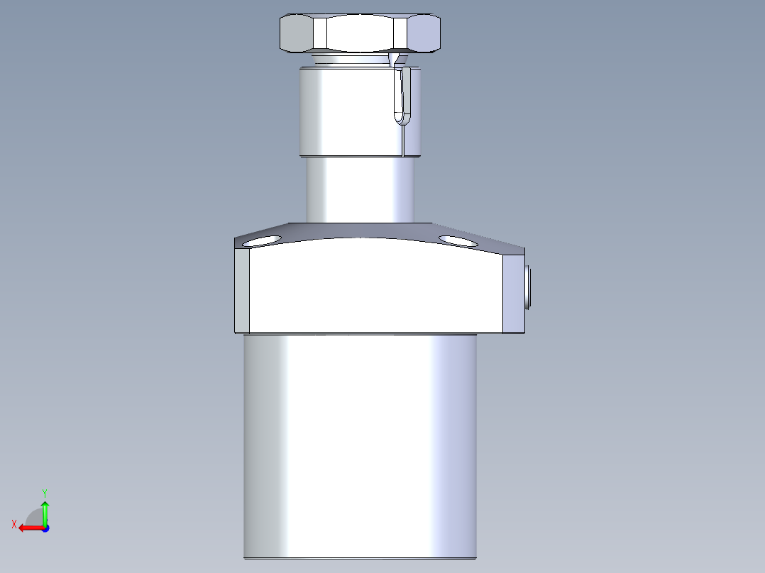 KOSMEKLHA0650-GL-Y45多系列多零件图纸模型后视图