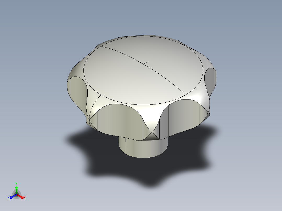 星型把手(鋁合金)ALHK-3D多系列多零件图纸模型