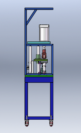 1米长冲切机sw18可编辑