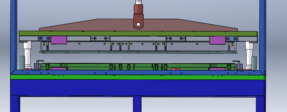 1米长冲切机sw18可编辑