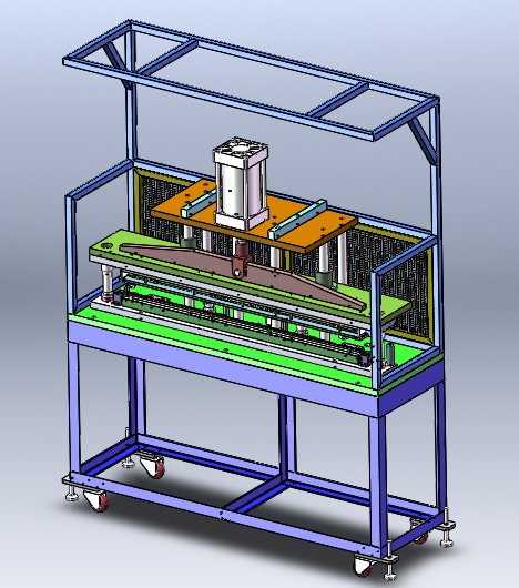 1米长冲切机sw18可编辑
