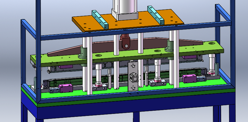 1米长冲切机sw18可编辑