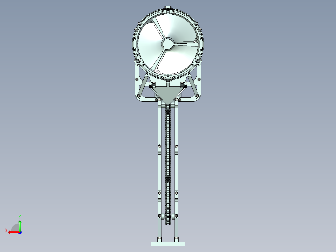 海洋垃圾收集装置（stp+pdf）后视图
