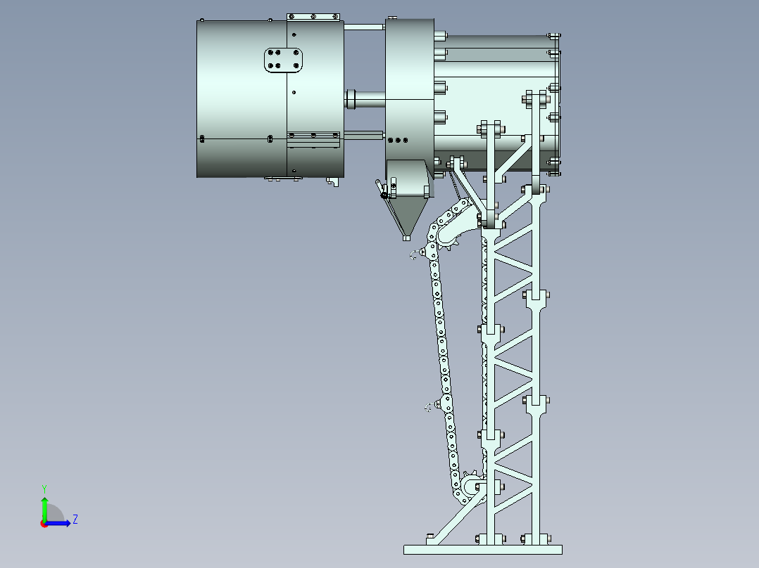 海洋垃圾收集装置（stp+pdf）左视图