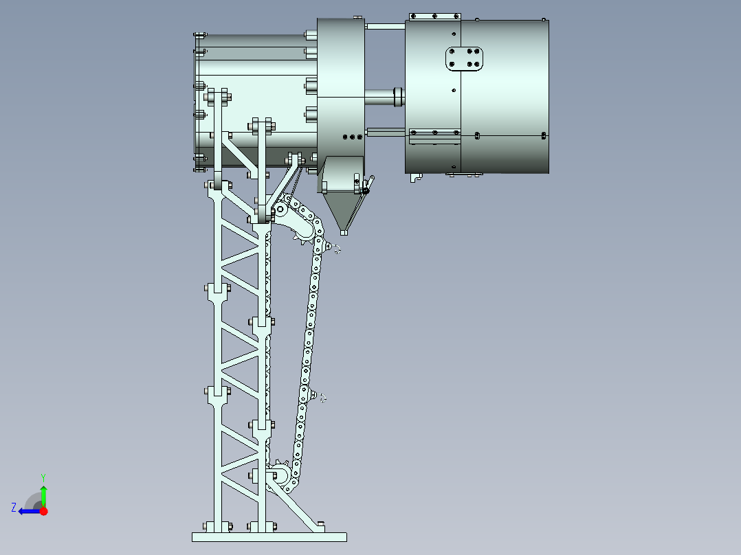 海洋垃圾收集装置（stp+pdf）右视图
