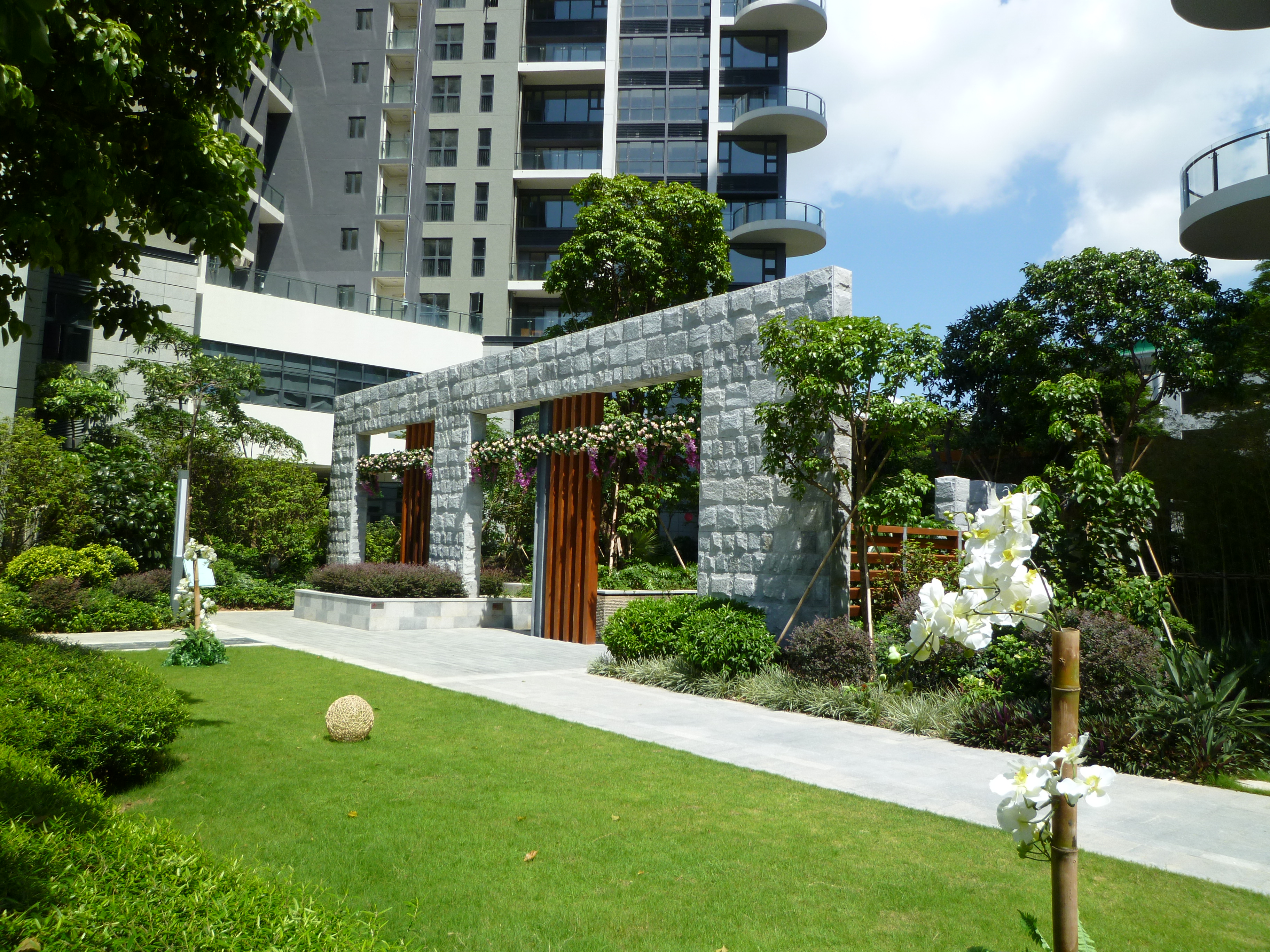 N456 深圳中信地产现代新中式住宅区CAD全套施工图+实景