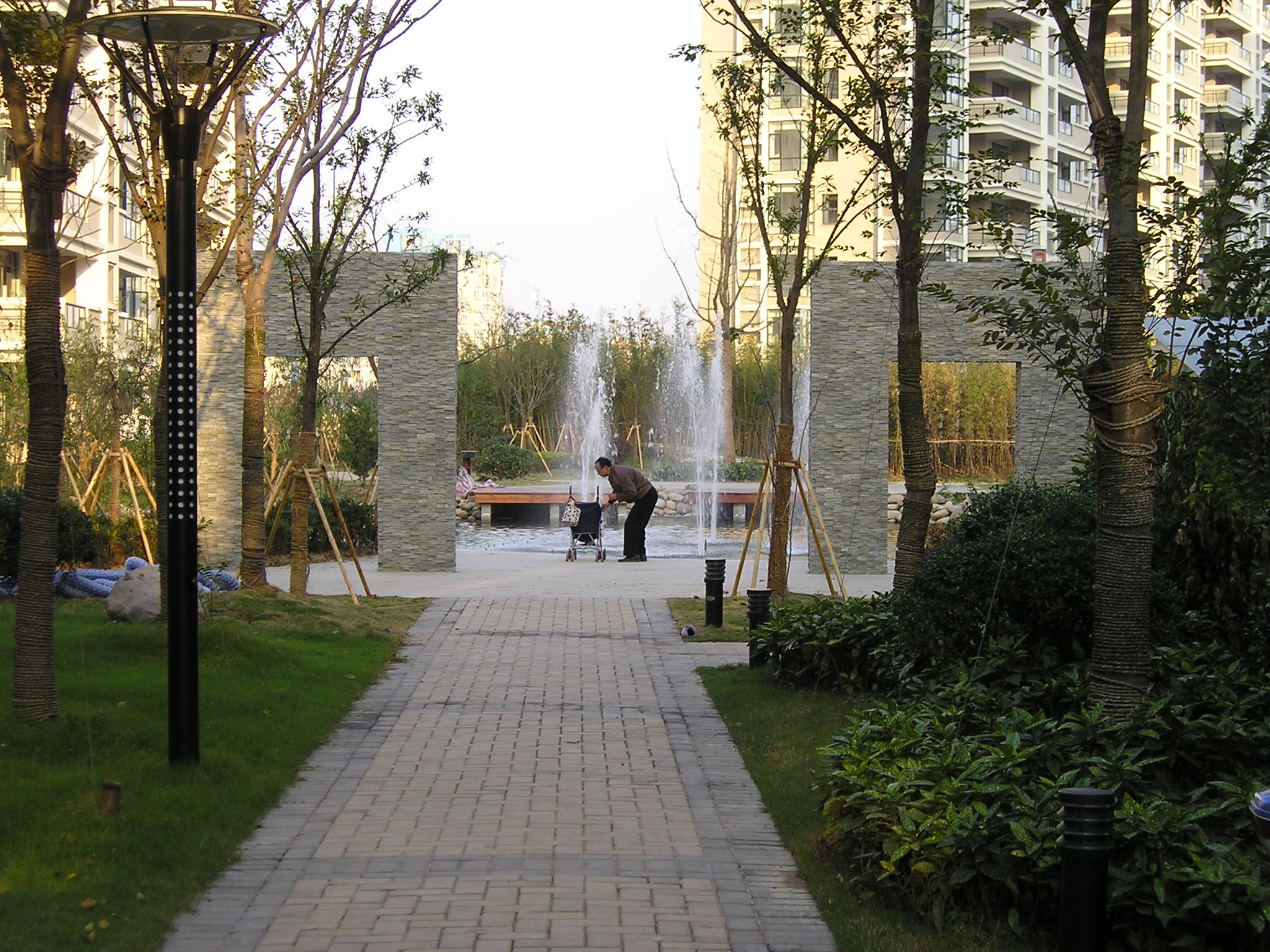 N456 深圳中信地产现代新中式住宅区CAD全套施工图+实景