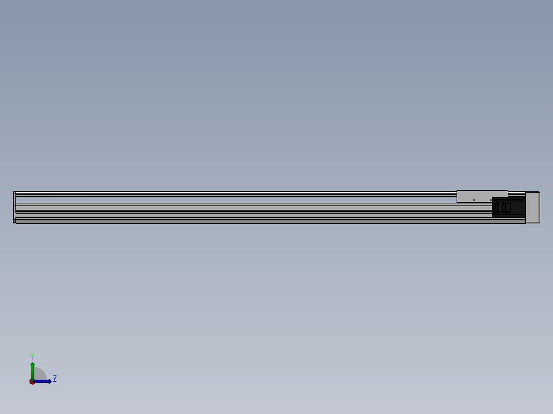 精密模组MY170-T10-1250L-BR-P40B-C4-C左视图