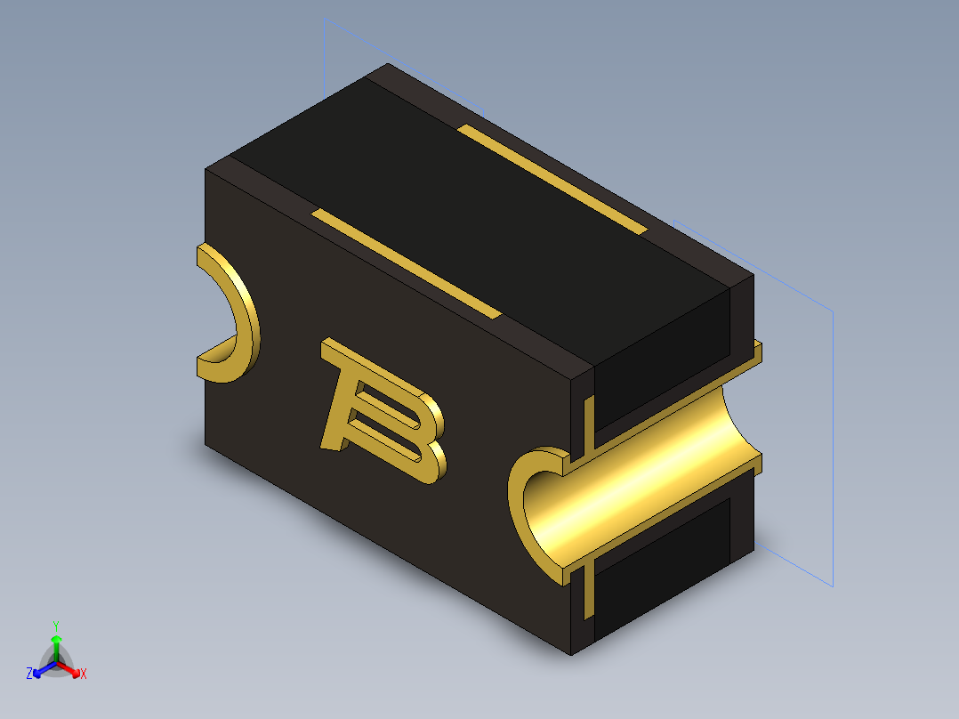 开关继电器保护 SM-MF-PSMF-C1.25正等轴测图