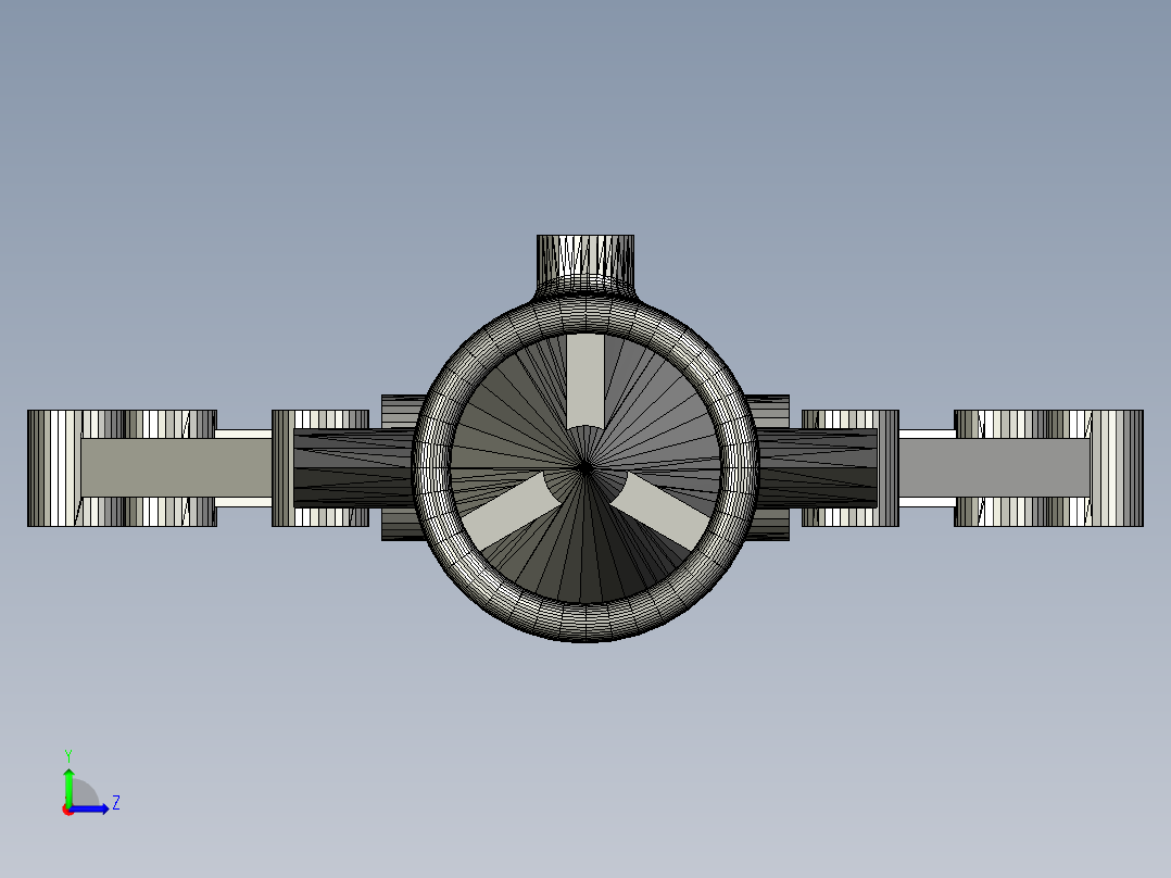 潜水器 水下机器人 (2)左视图