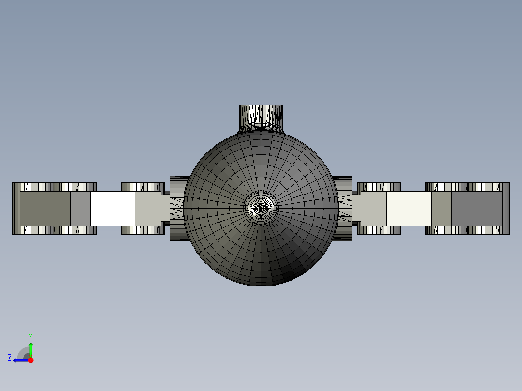 潜水器 水下机器人 (2)右视图