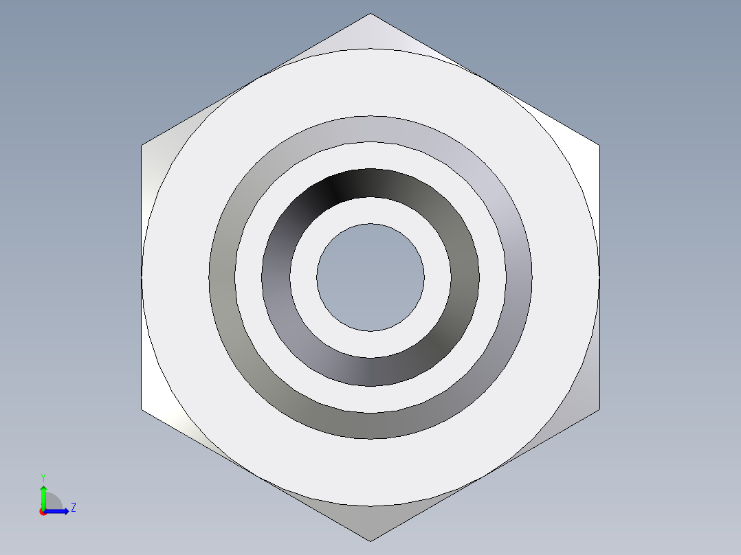 卡套式工业通用硬管接头EO_Bulkhead_union_SV06LOMDCF左视图