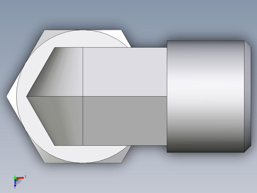卡套式工业通用硬管接头EO_Swivel_nut_elbow_EW08SOMD71俯视图