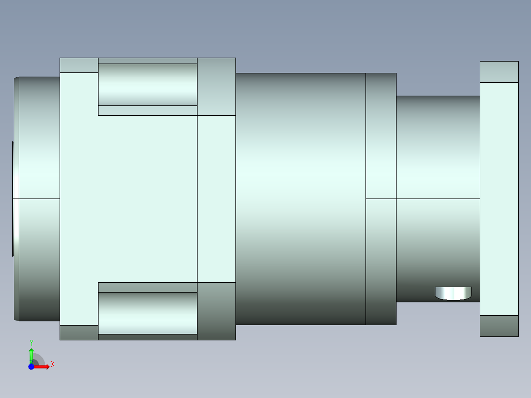 直齿孔PLX180-L3 35-114.3-200-M12.stp前视图
