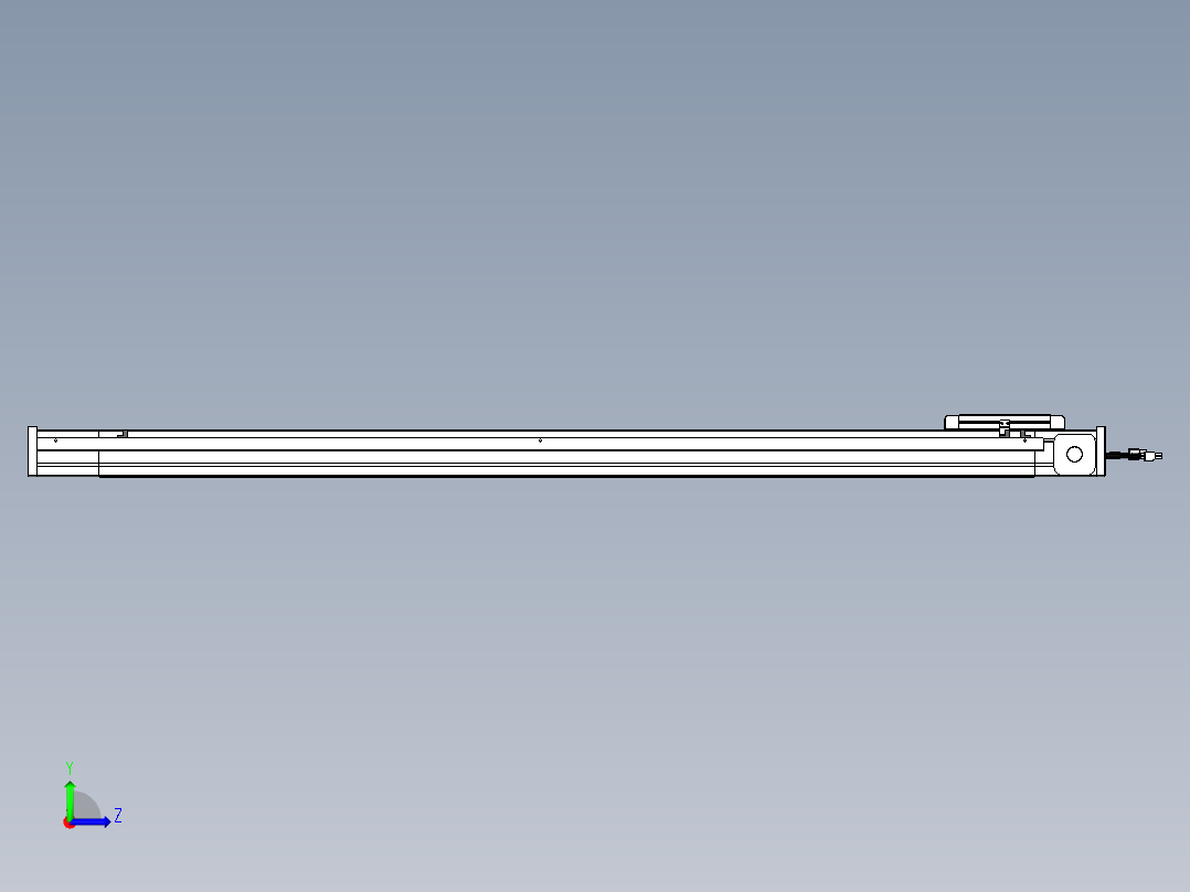 威洛博LB.GB同步带传动--欧规系列LB6A-L130-S1200-BL左视图