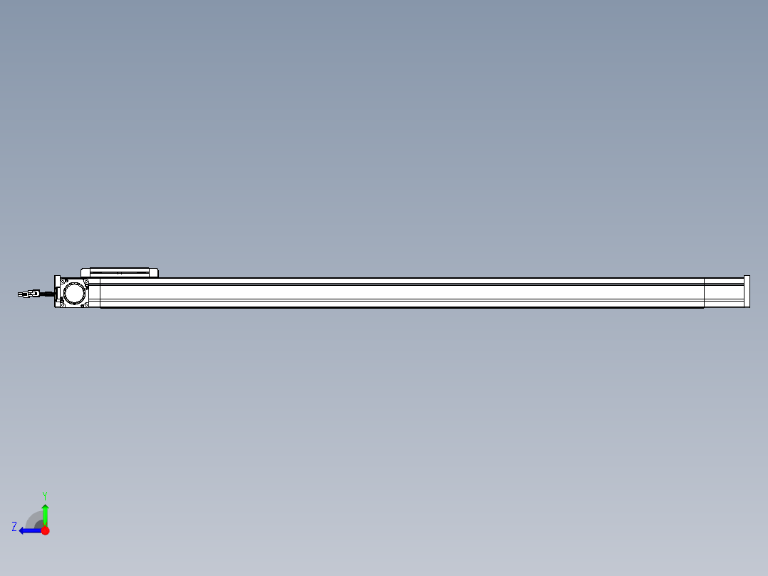 威洛博LB.GB同步带传动--欧规系列LB6A-L130-S1200-BL右视图