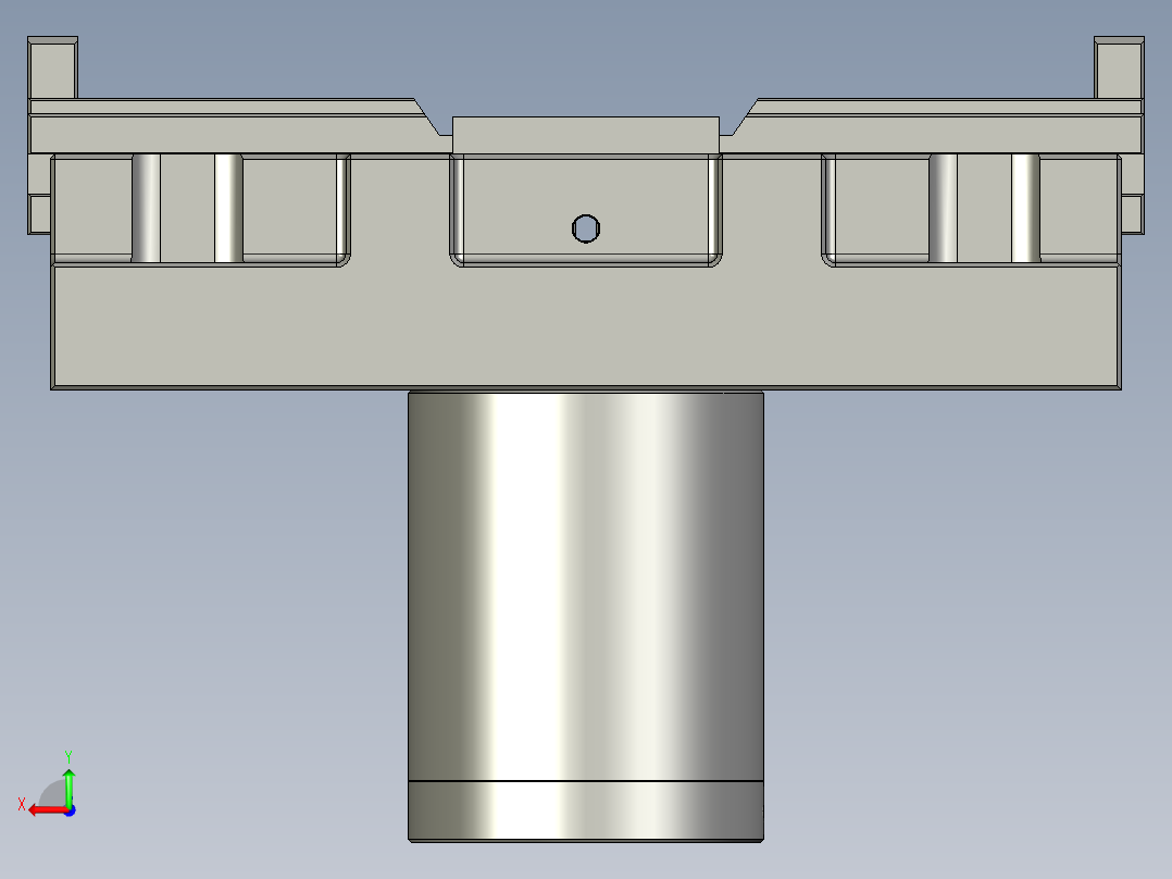 3D_对心夹钳-CF-CP-70后视图