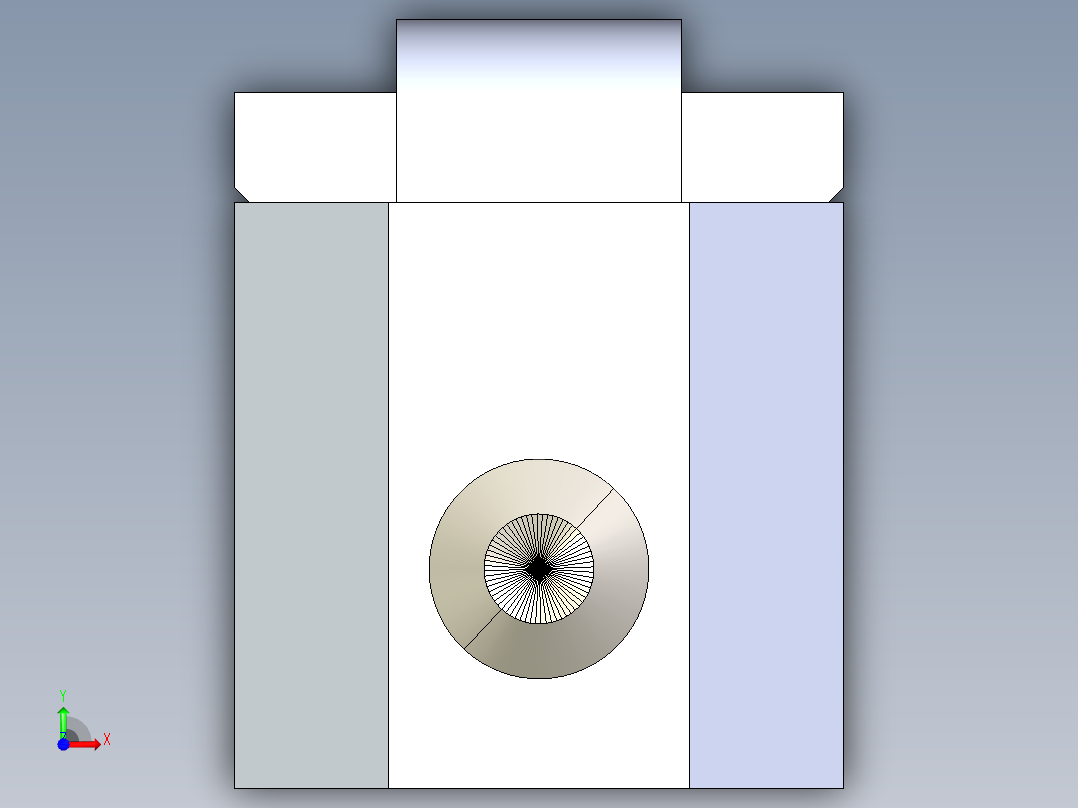 型材-BR 8-8 INNER BRACKET KJN535578前视图