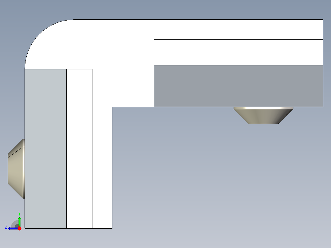 型材-BR 8-8 INNER BRACKET KJN535578右视图