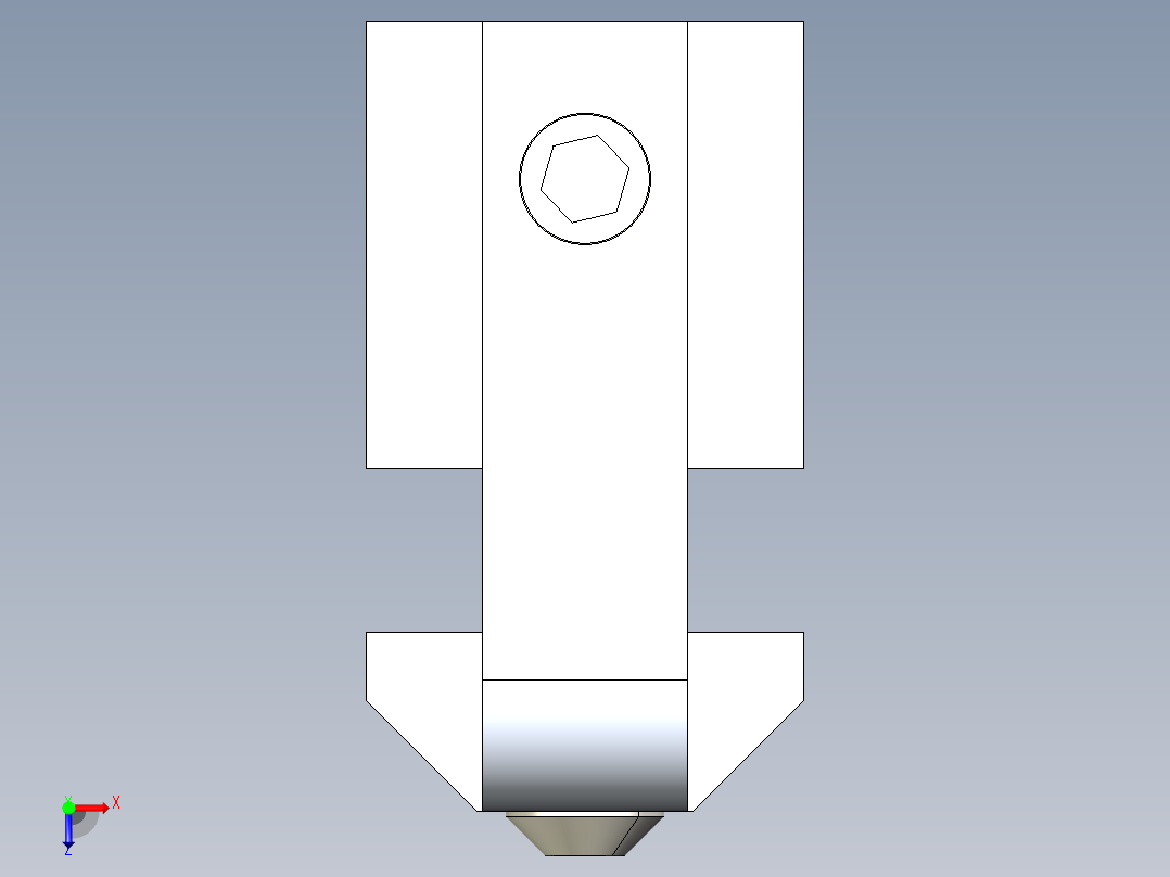 型材-BR 8-8 INNER BRACKET KJN535578俯视图